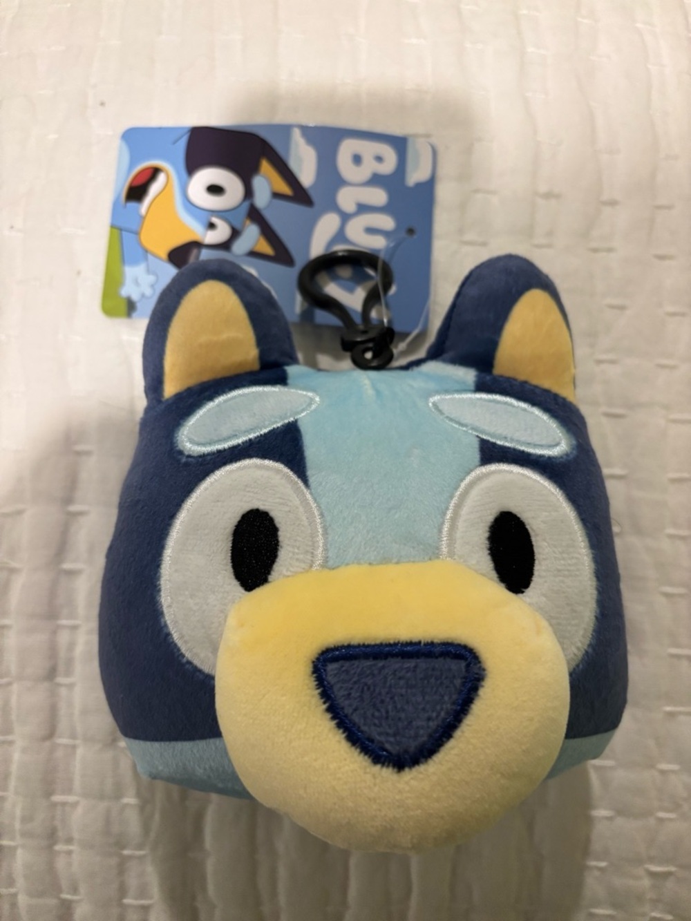 Bluey Plush Clip-On Keychain With Zip Pocket